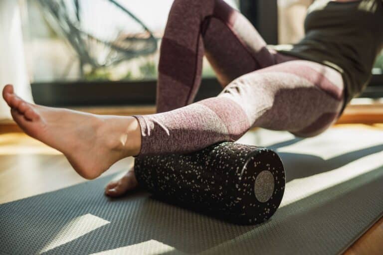 fashia foam roller at home